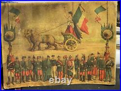 Le Triomphe De La République Française Lithographie Xixeme