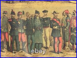 Le Triomphe De La République Française Lithographie Xixeme