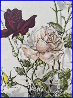 Le bouquet de roses, lithographie d'après Foujita