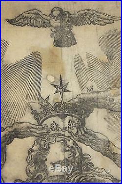 Le couronnement de la vierge, xylographie de C. Jegher d'après P. P. Rubens, 1633