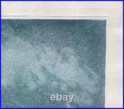 Le départ pour la pêche Alphonse Lafitte Aquatinte signée numéroté