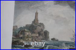 Le fanal exaucé, gravure d'après Vernet gravé par Byrne Le fanal exaucé, gravure d'après Vernet gravé par Byrne