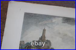 Le fanal exaucé, gravure d'après Vernet gravé par Byrne Le fanal exaucé, gravure d'après Vernet gravé par Byrne