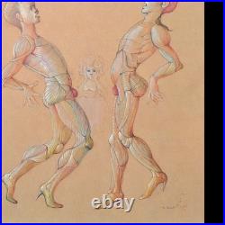 Léonor FINI Les deux prétendants, LITHOGRAPHIE signée, 1980 + certificat Léonor FINI Les deux prétendants, LITHOGRAPHIE signée, 1980 + certificat