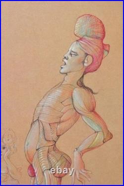 Léonor FINI Les deux prétendants, LITHOGRAPHIE signée, 1980 + certificat Léonor FINI Les deux prétendants, LITHOGRAPHIE signée, 1980 + certificat