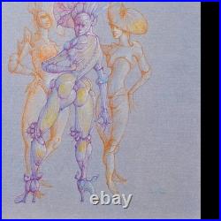 Léonor FINI Les trois superbes, LITHOGRAPHIE signée, 1980 + certificat