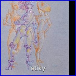 Léonor FINI Les trois superbes, LITHOGRAPHIE signée, 1980 + certificat