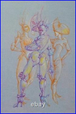 Léonor FINI Les trois superbes, LITHOGRAPHIE signée, 1980 + certificat