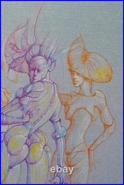 Léonor FINI Les trois superbes, LITHOGRAPHIE signée, 1980 + certificat