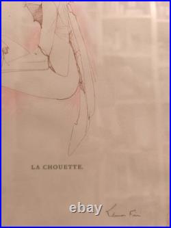 Léonor Fini La Chouette Lithographie Épreuve d'Artiste