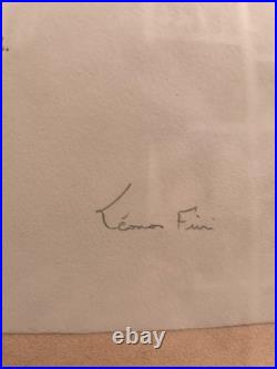 Léonor Fini La Chouette Lithographie Épreuve d'Artiste