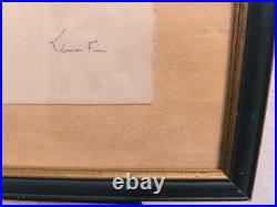 Léonor Fini La Chouette Lithographie Épreuve d'Artiste