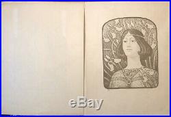 Les 6 Vierges Lithographies Originales PAUL BERTHON Art Nouveau Symboliste 1902
