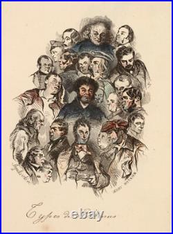 Les Français peints par eux-mêmes 1840-1842 370 gravures couleur