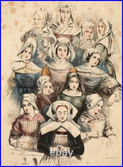 Les Français peints par eux-mêmes 1840-1842 370 gravures couleur