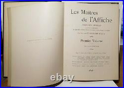 Les Maîtres de l'Affiche Volume 1 1896 Chaix belle couverture Paul Berthon