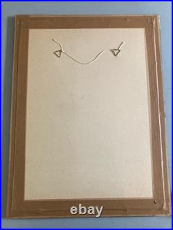 Lithographie Abstrait Abstraction Géométrique Art 1980 A Identifier Gravure XXe