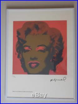 Lithographie, Andy Warhol, Marilyn Monroe , Version N° 1 / 10