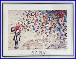 Lithographie BANKSY avec certificat. Version XXL 56 par 76 cm. Édition 50 ex