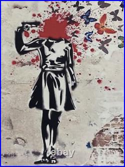 Lithographie BANKSY avec certificat. Version XXL 56 par 76 cm. Édition 50 ex