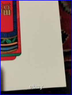 Lithographie Chang Chin-Kui Accueillez Le Printemps Et Recevez1991 Signée Numéro