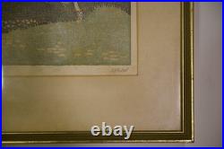 Lithographie Eglise Enodoc de B. E. Fabel 1975