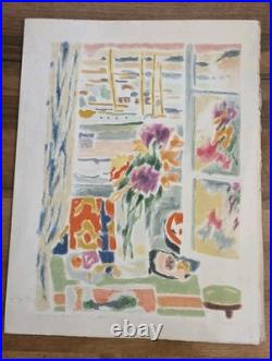 Lithographie Épreuve d'Artiste J. Cavaillès EA Nature morte