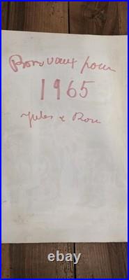 Lithographie Épreuve d'Artiste J. Cavaillès EA Nature morte