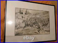Lithographie Eugene de Gustave Girardet 1856/1914