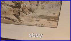 Lithographie Eugene de Gustave Girardet 1856/1914