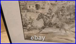 Lithographie Eugene de Gustave Girardet 1856/1914
