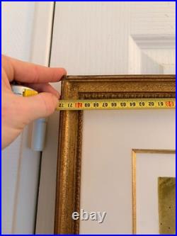 Lithographie Gravure Estampe Numéroté Bernard Charroy Portrait Fille Femme