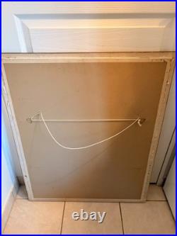 Lithographie Gravure Estampe Numéroté Bernard Charroy Portrait Fille Femme