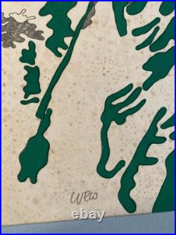 Lithographie Henri CUECO originale signée à la main Etching Art Old 1970 Gravure