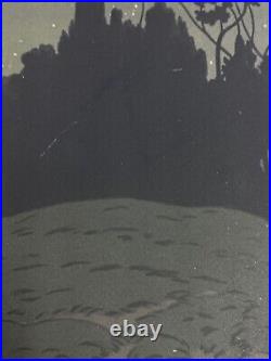 Lithographie Henri Riviere La Nuit La Feerie Des Heures Planche 15 1906 M1091