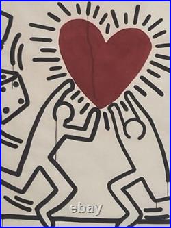 Lithographie Keith HARING 50 par 70 cm