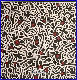 Lithographie Keith HARING 50 par 70 cm