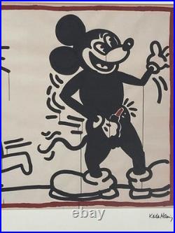 Lithographie Keith HARING 50 par 70 cm