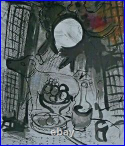 Lithographie Nature Morte Marc Chagall 1887 1985