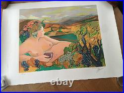 Lithographie Nue 136 / 250 Signee