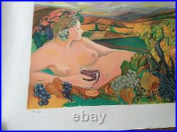 Lithographie Nue 136 / 250 Signee