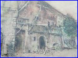 Lithographie Originale De Bernard Gantner Signee, Numerotee 5/35 Avec Encadrement Lithographie Originale De Bernard Gantner Signee, Numerotee 5/35 Avec Encadrement