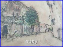 Lithographie Originale De Bernard Gantner Signee, Numerotee 5/35 Avec Encadrement Lithographie Originale De Bernard Gantner Signee, Numerotee 5/35 Avec Encadrement