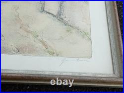 Lithographie Originale De Bernard Gantner Signee, Numerotee 5/35 Avec Encadrement Lithographie Originale De Bernard Gantner Signee, Numerotee 5/35 Avec Encadrement