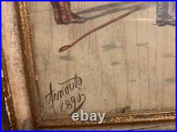 Lithographie Originale Signee Et Datée