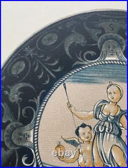 Lithographie Plat collection de Monsieur Antiq XIXe