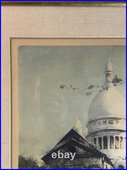 Lithographie Simon Van Gelderen Montmartre 9/350 Art Déco Paris