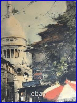 Lithographie Simon Van Gelderen Montmartre 9/350 Art Déco Paris