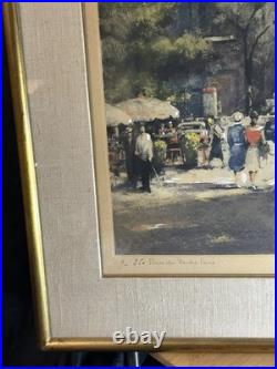Lithographie Simon Van Gelderen Montmartre 9/350 Art Déco Paris