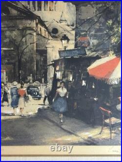 Lithographie Simon Van Gelderen Montmartre 9/350 Art Déco Paris